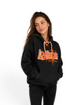 Vintage MLB baseball hoodie Amerikaans zwart geborduurd logo