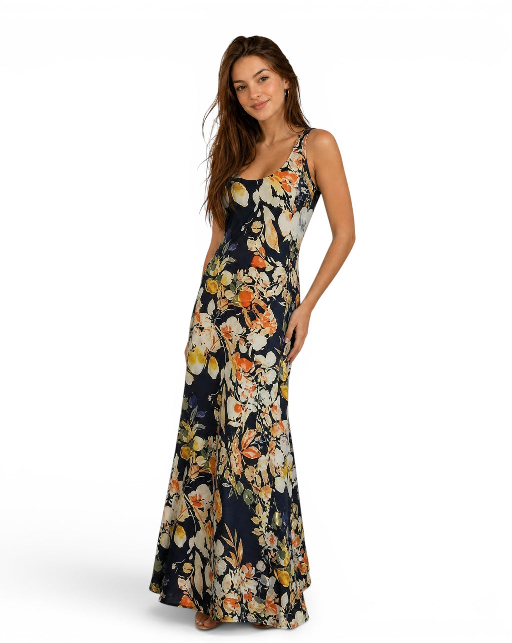 Lange Bloemenjurk Emery Rose - Boho Zomer