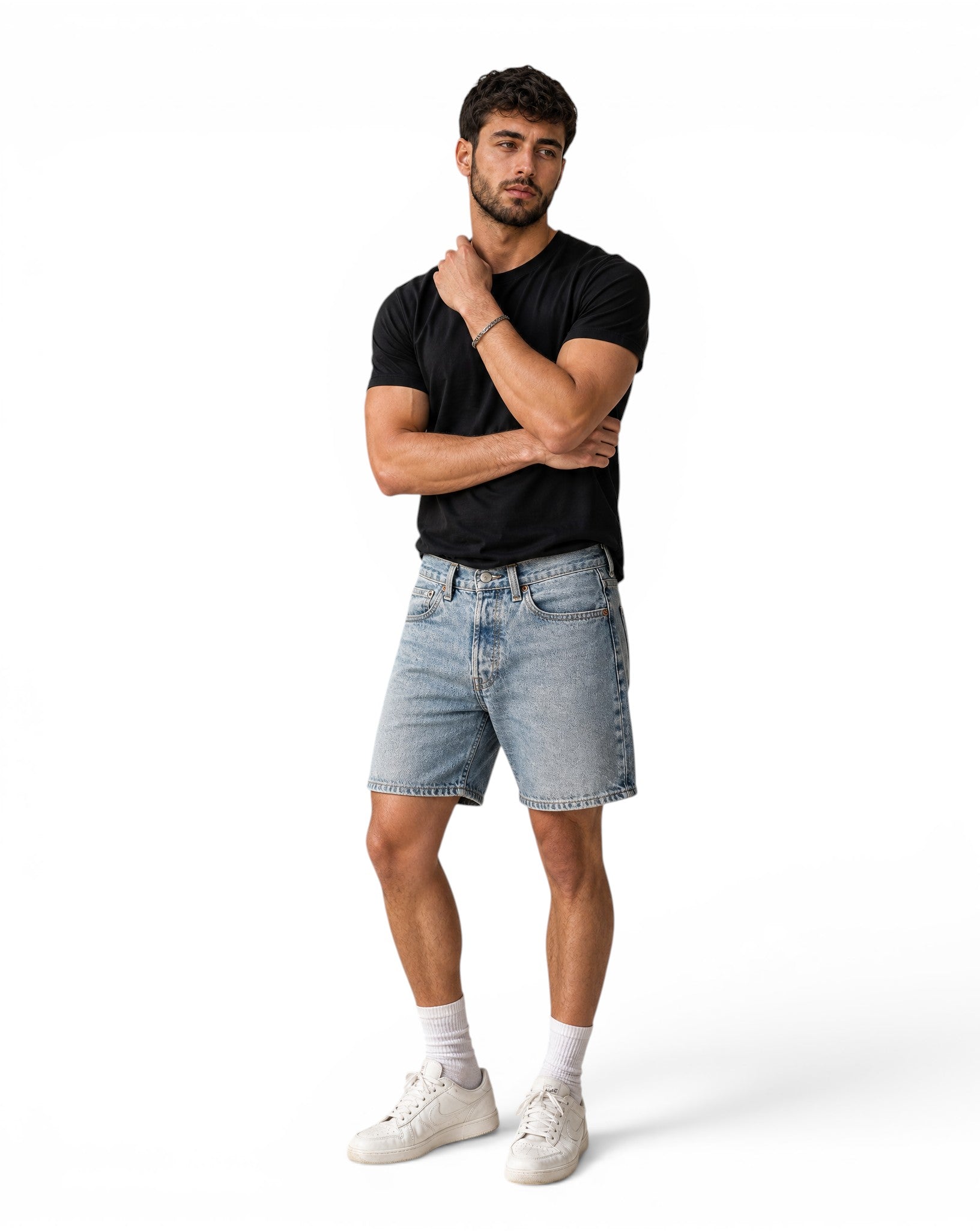 Levi’s 501 Denim Short Jorts - Recht model - Lichtblauw