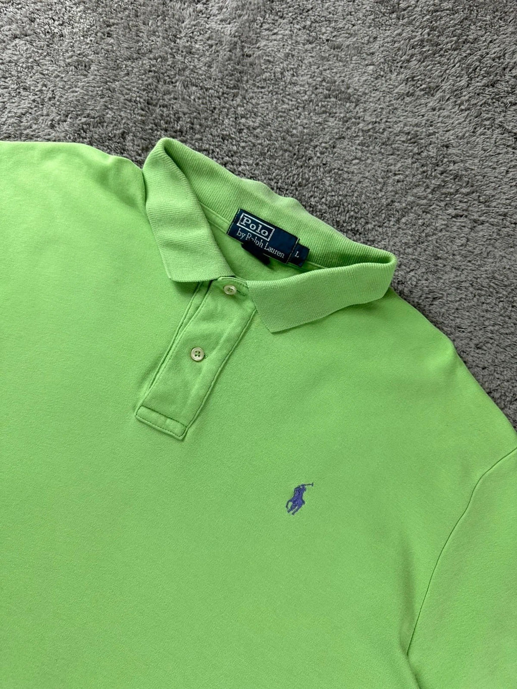 Polo Ralph Lauren Y2K Neon Groen Fluo Heren