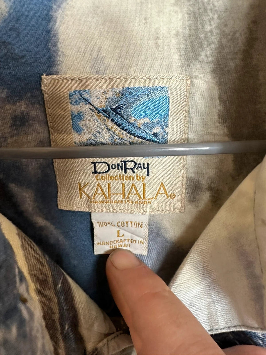 Vintage Kahala Don Ray Hawaiishirt Katoen Zwaardvis/Marlin