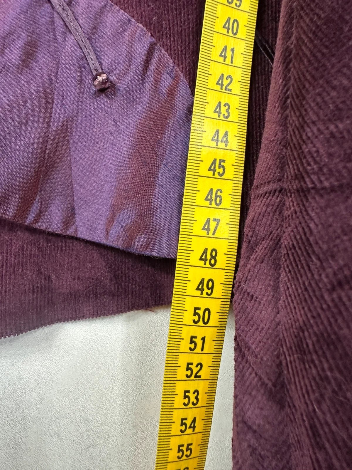 Veste velours Ingwa Melero violette vintage Y2K papillon Made in USA