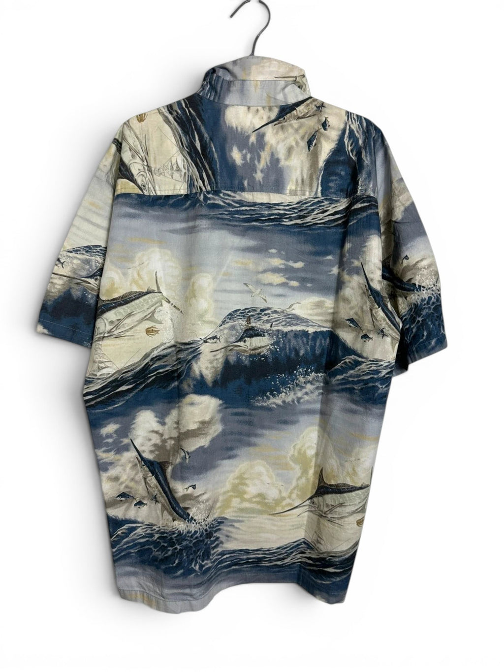 Vintage Kahala Don Ray Hawaiishirt Katoen Zwaardvis/Marlin