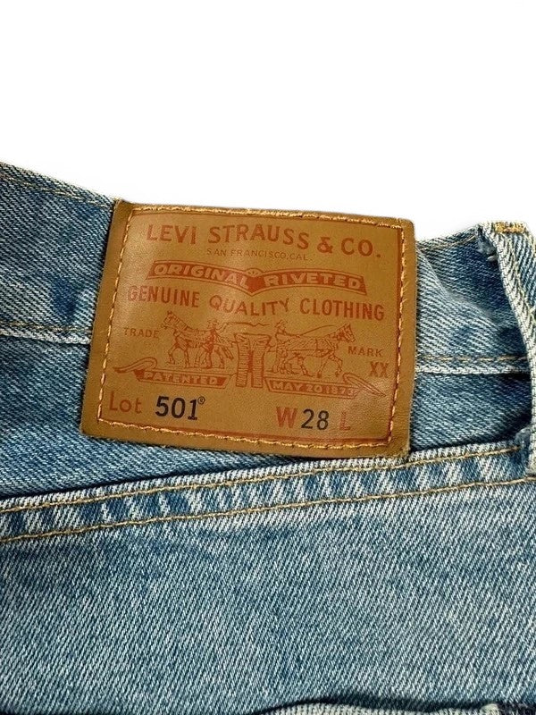 Levi’s 501 Denim Short Jorts - Recht model - Lichtblauw