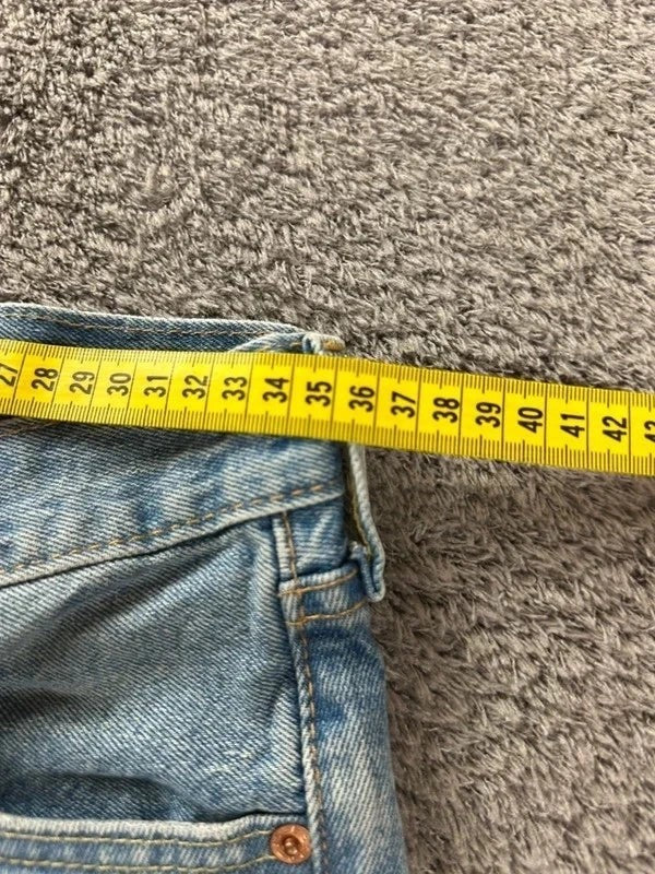 Levi’s 501 Denim Short Jorts - Recht model - Lichtblauw