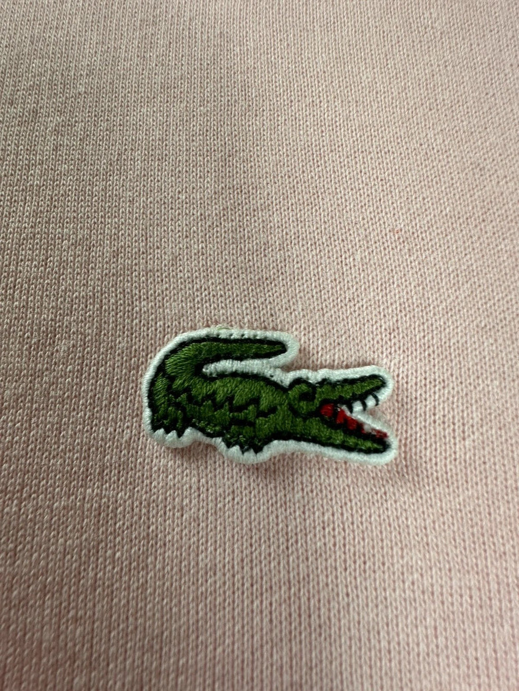 Roze Lacoste Hoodie met geborduurd logo