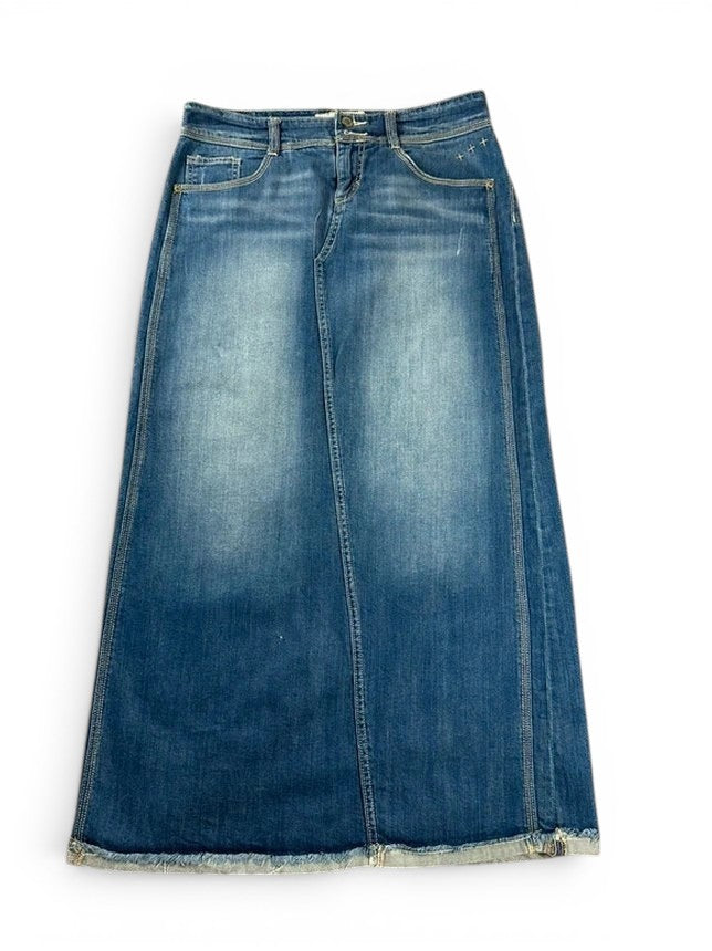 Maurices Lange Spijkerrok Denim Maxi Vintage Y2K Split