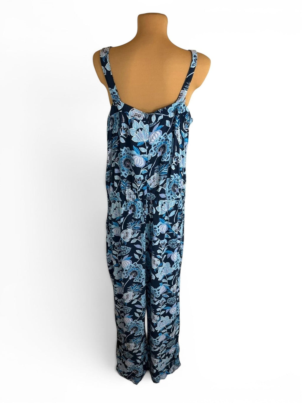 Combinaison pantalon fleurie LOFT Bleu marine 100% Rayonne