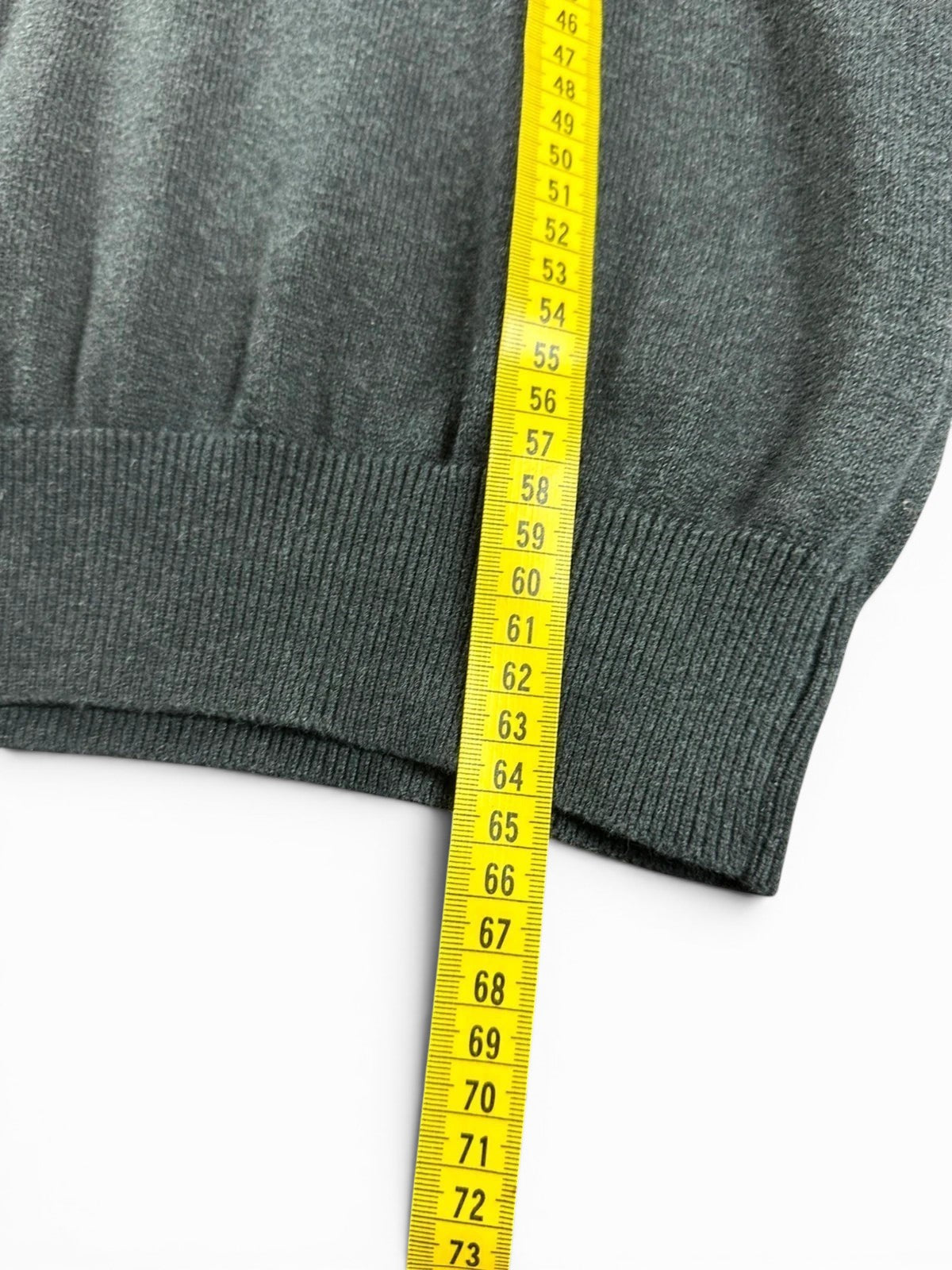 Tommy Hilfiger half-zip trui met col camionneur, donkergrijs met geborduurd logo