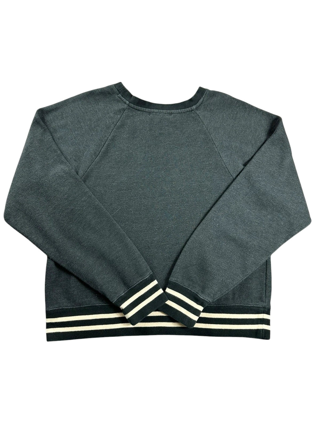 Grijze Obey crewneck sweater geborduurd logo oversize pasvorm