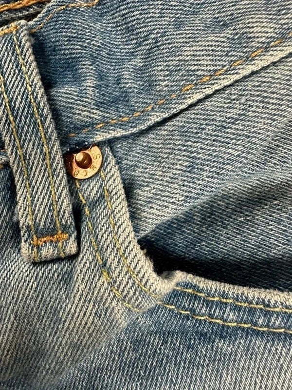 Levi’s 501 Denim Short Jorts - Recht model - Lichtblauw