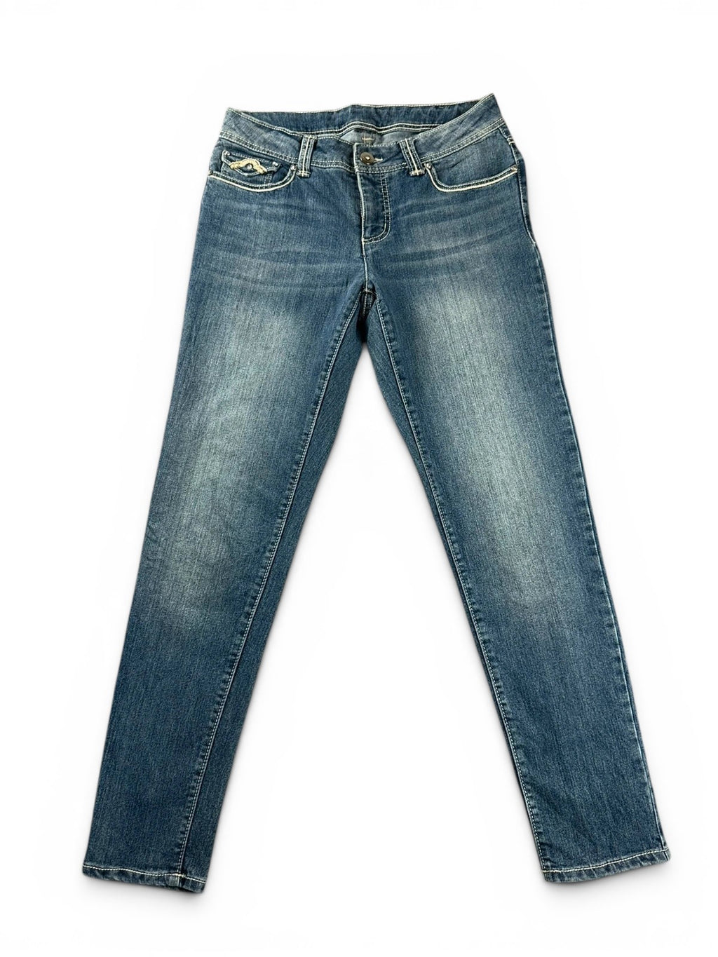 Jean Brodé Strass Cyber Y2K McBling Grunge coupe droite