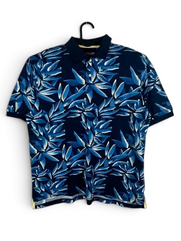 Polo Chaps van Ralph Lauren met Tropische Bloemenprint Blauw