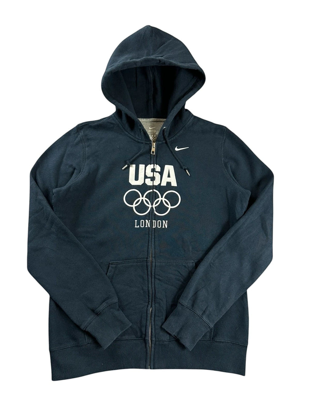 Nike zip-up hoodie met rits Olympische Spelen USA London