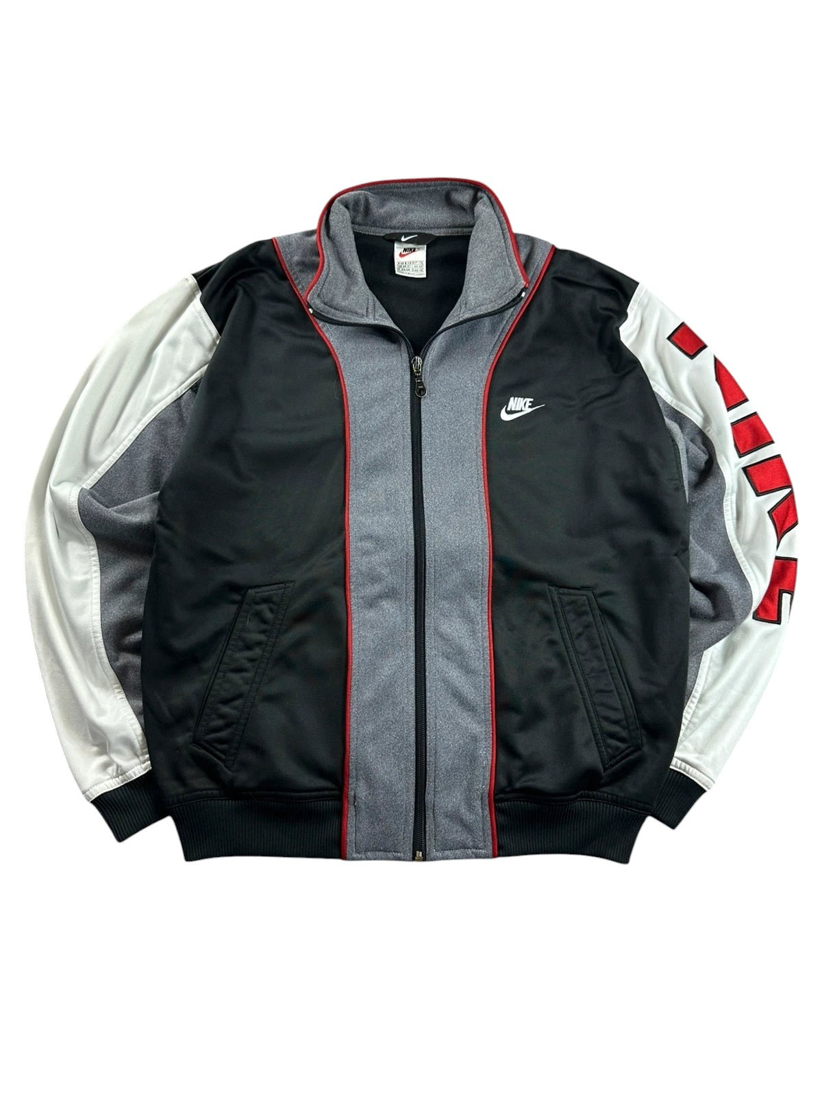 Nike trainingsjack oversize vintage jaren 90 geborduurd logo