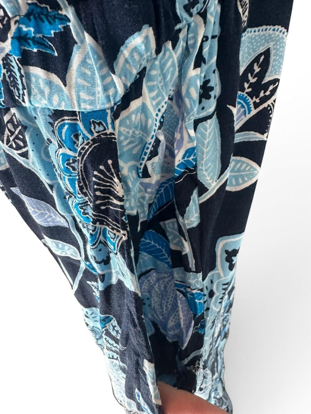 Combinaison pantalon fleurie LOFT Bleu marine 100% Rayonne