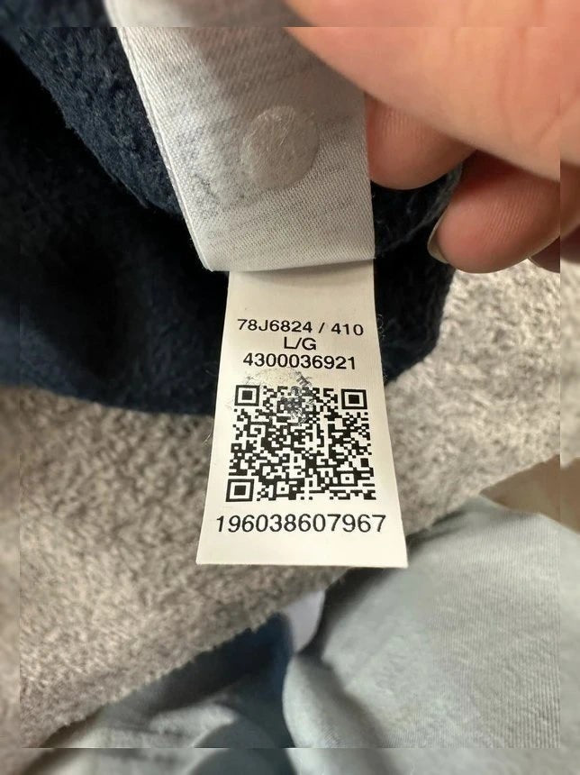 Hoodie Tommy Jeans Marine boxy fit Logo Central