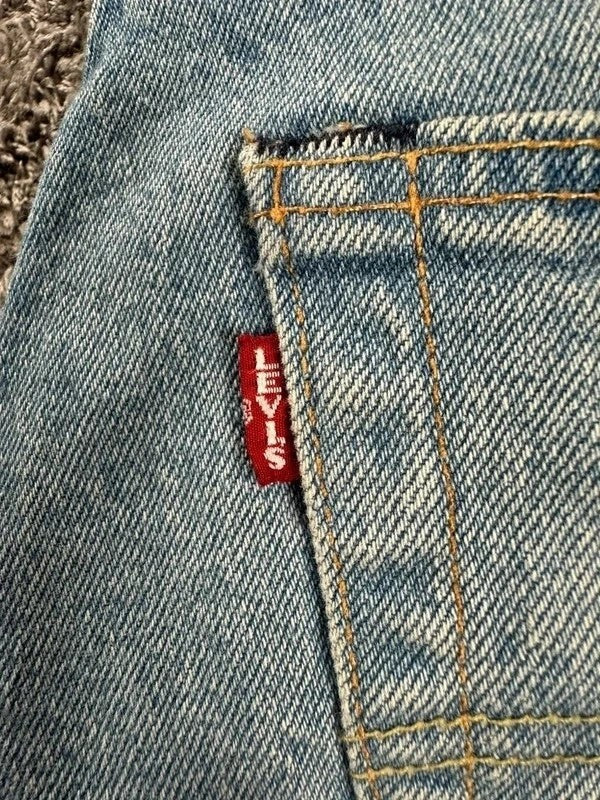 Levi’s 501 Denim Short Jorts - Recht model - Lichtblauw