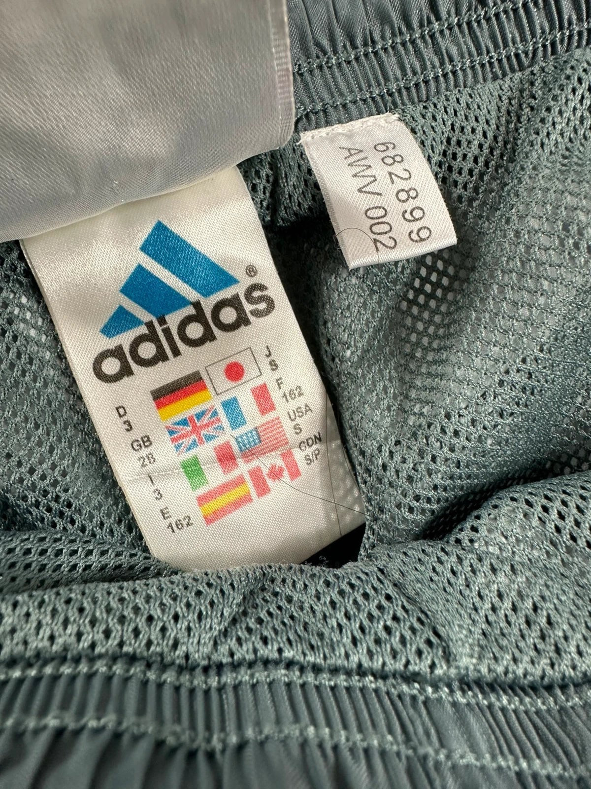 Adidas Vintage Parachute Cargo Trainingsbroek Grijs