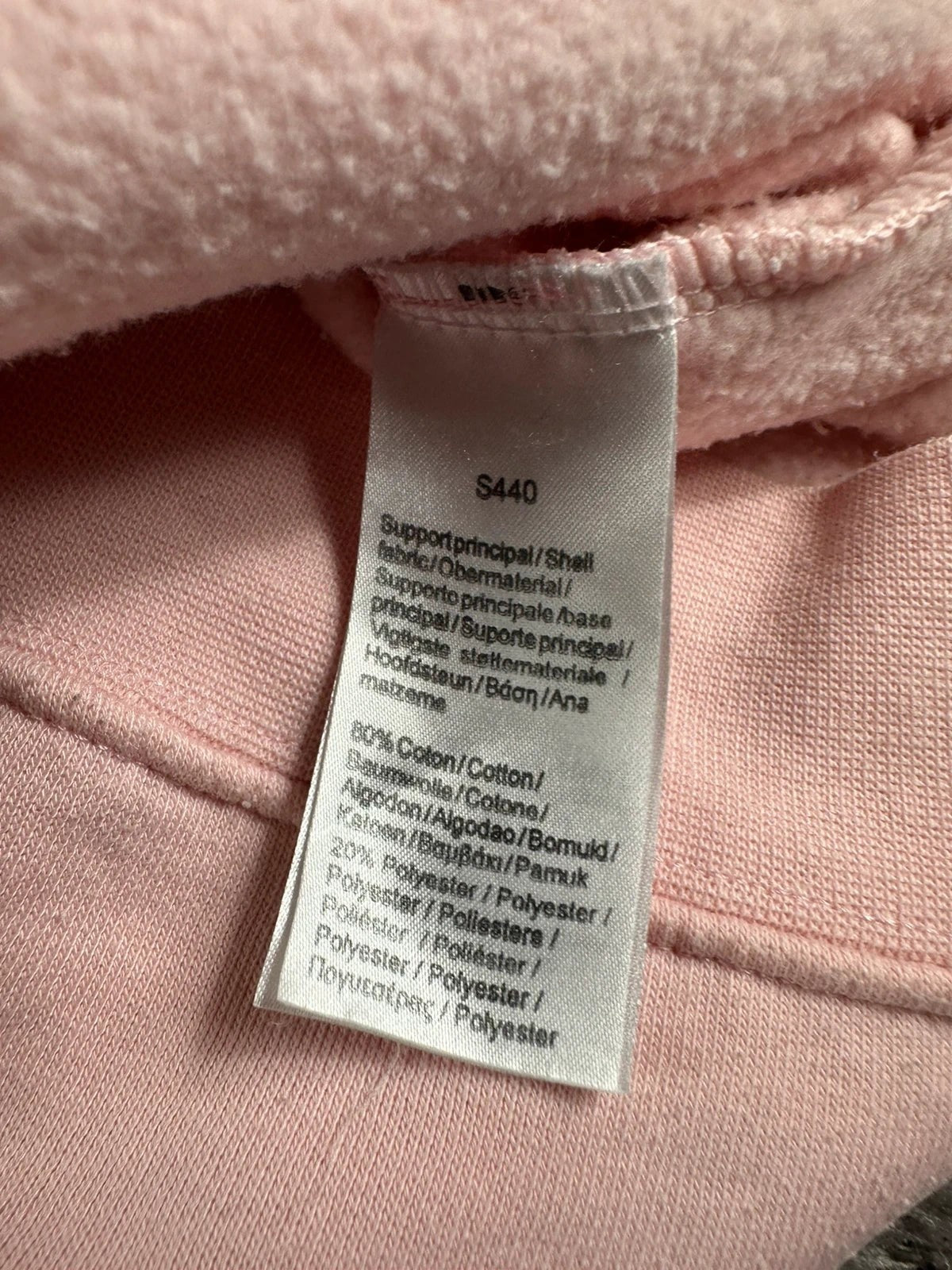 Roze Lacoste Hoodie met geborduurd logo