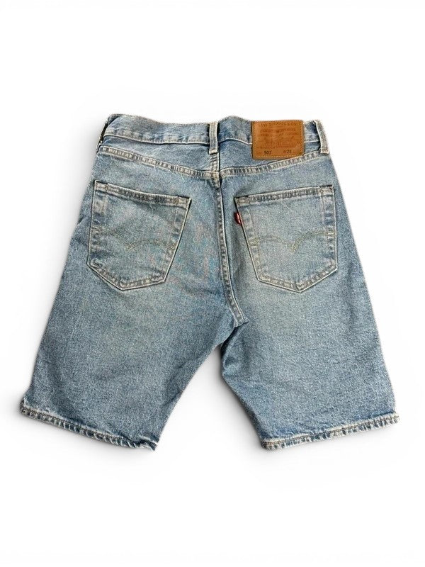 Levi’s 501 Denim Short Jorts - Recht model - Lichtblauw