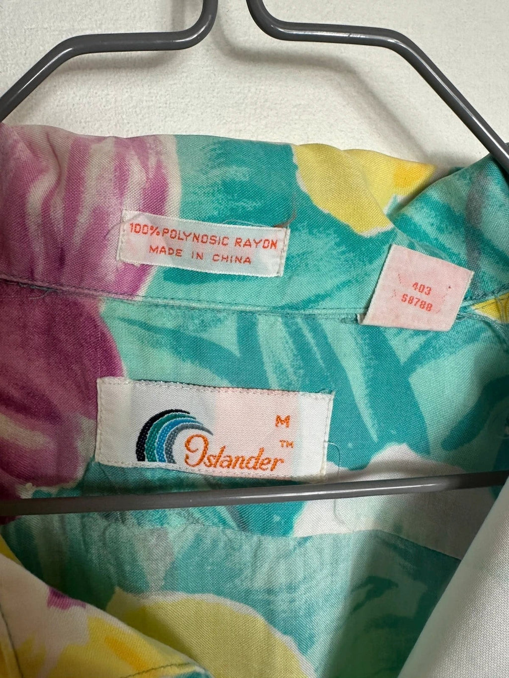 Vintage Islander Bloemen Hawaiishirt 100% Rayon Festival / Y2K / Retro Stijl