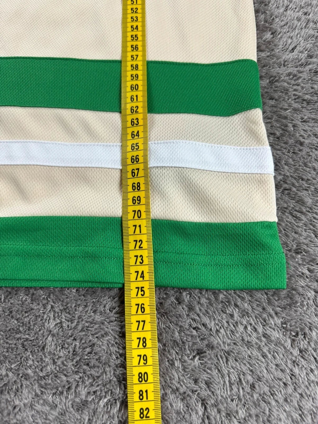 Karl Kani Vintage Basketball Jersey - Crème/Groen - Y2K Hip Hop Stijl