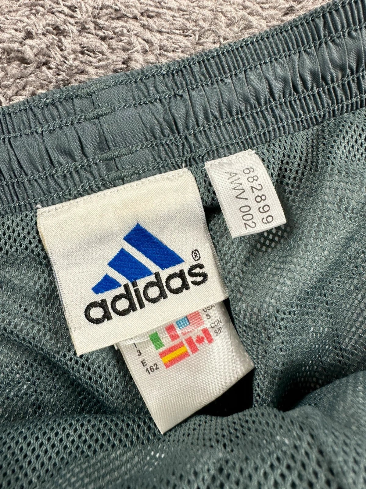 Adidas Vintage Parachute Cargo Trainingsbroek Grijs