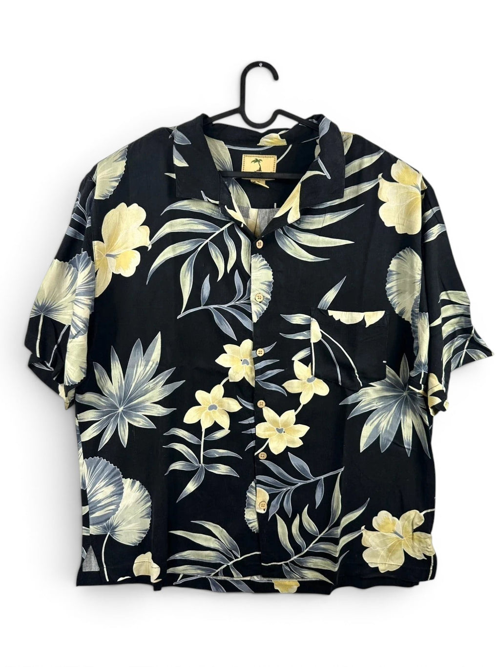 Hawaïaans Overhemd Jamaica Jaxx 100% Zijde Vintage