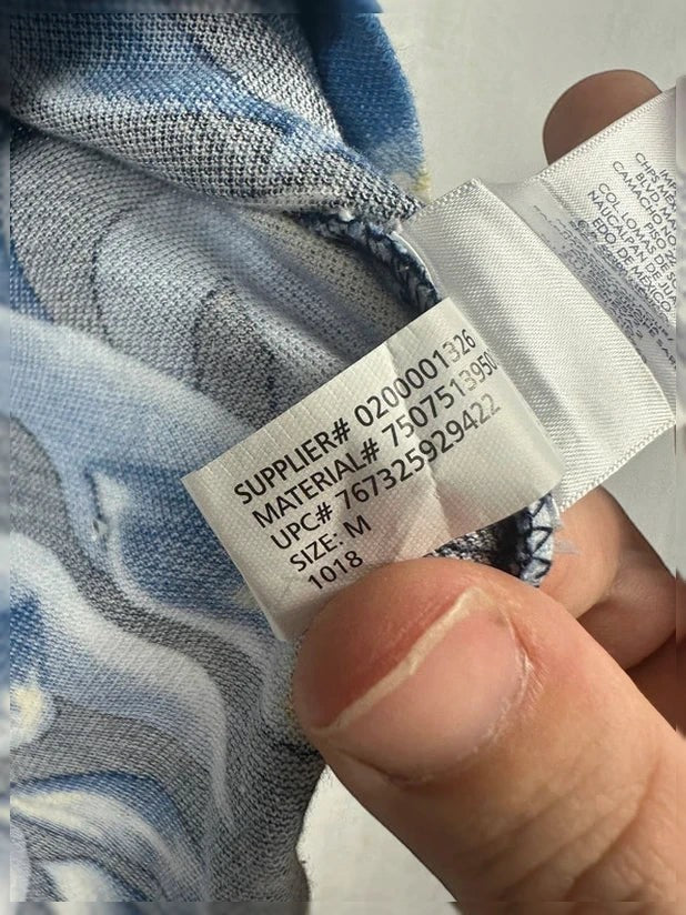 Polo Chaps van Ralph Lauren met Tropische Bloemenprint Blauw