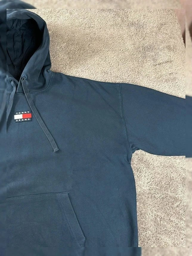 Hoodie Tommy Jeans Marine boxy fit Logo Central
