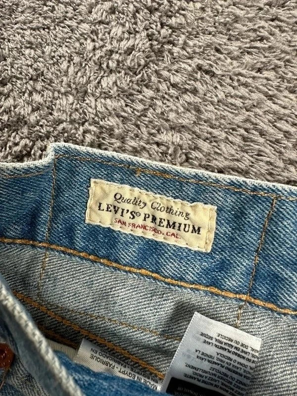Levi’s 501 Denim Short Jorts - Recht model - Lichtblauw