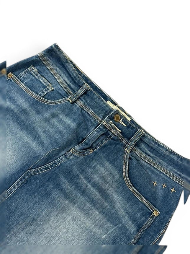 Maurices Lange Spijkerrok Denim Maxi Vintage Y2K Split