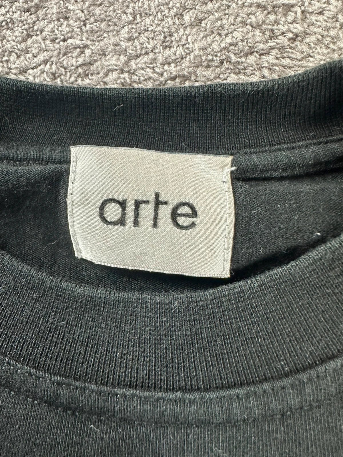 Arte Antwerp tshirt zwart met blauw logo