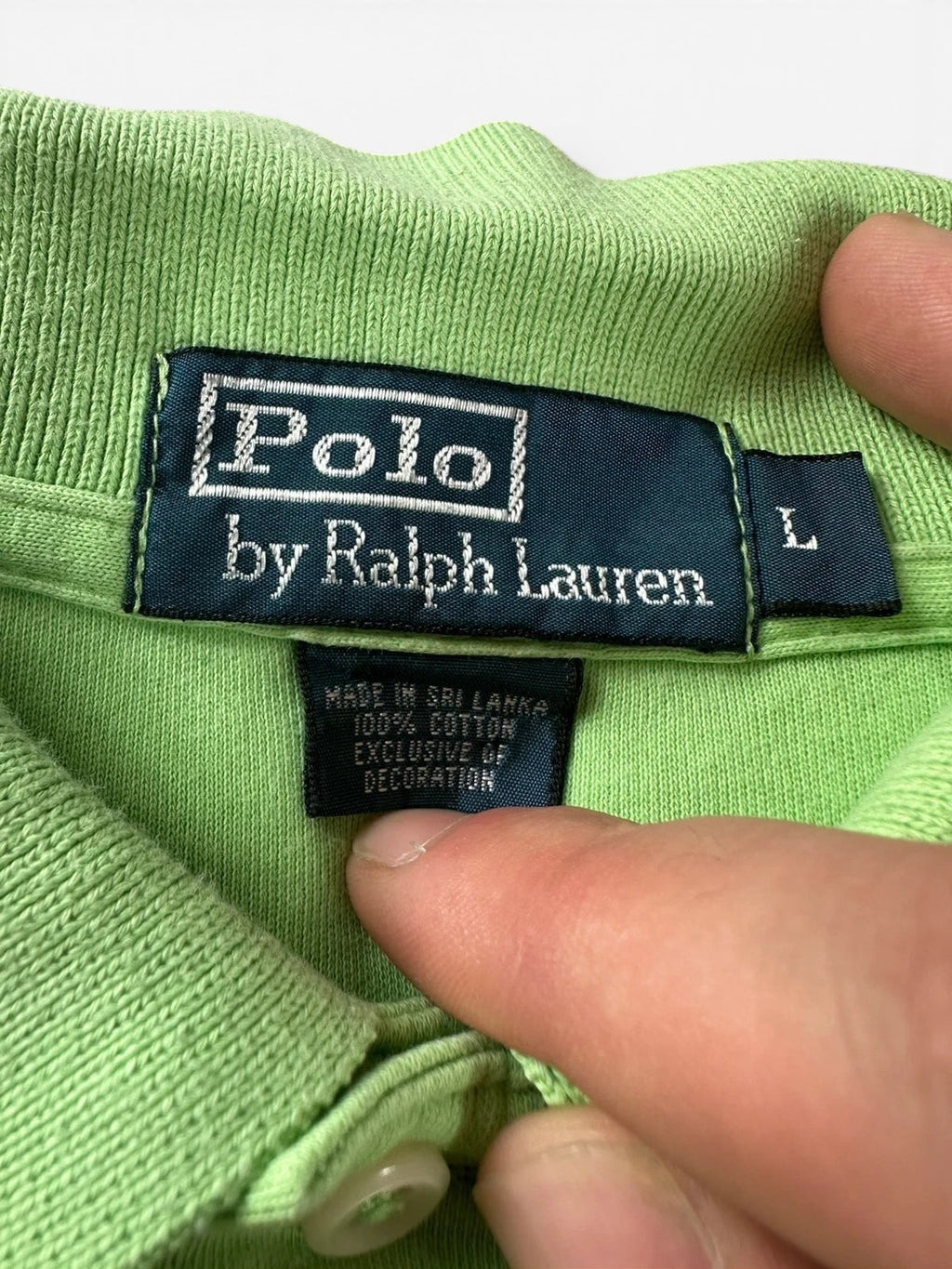 Polo Ralph Lauren Y2K Neon Groen Fluo Heren