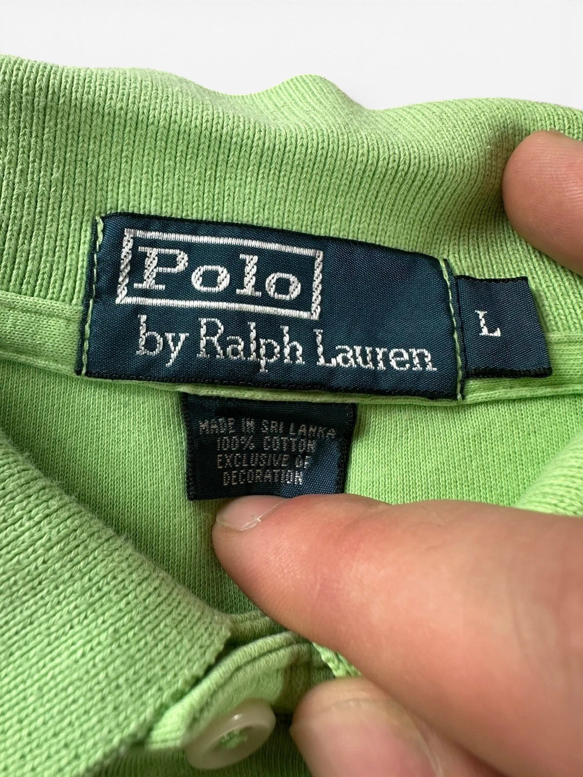 Polo Ralph Lauren Y2K Neon Groen Fluo Heren