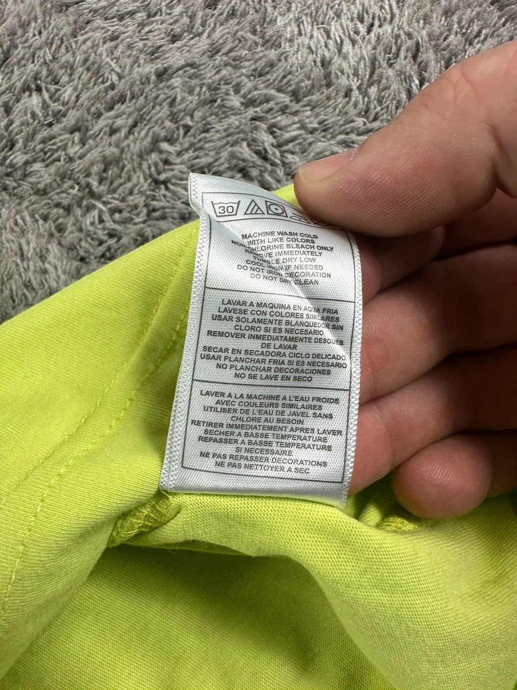 Mitchell & Ness NBA Los Angeles Lakers T-shirt met geborduurd logo - Neon Groen / Lime